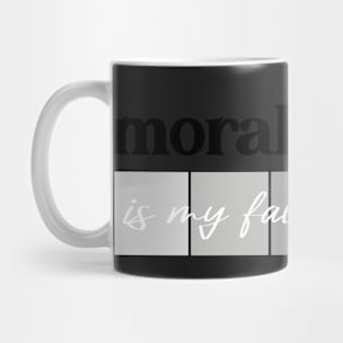 My favorite color is Morally Grey - Book Lover Spicy Book Dark Romance Booktok Bookish Reader Mug